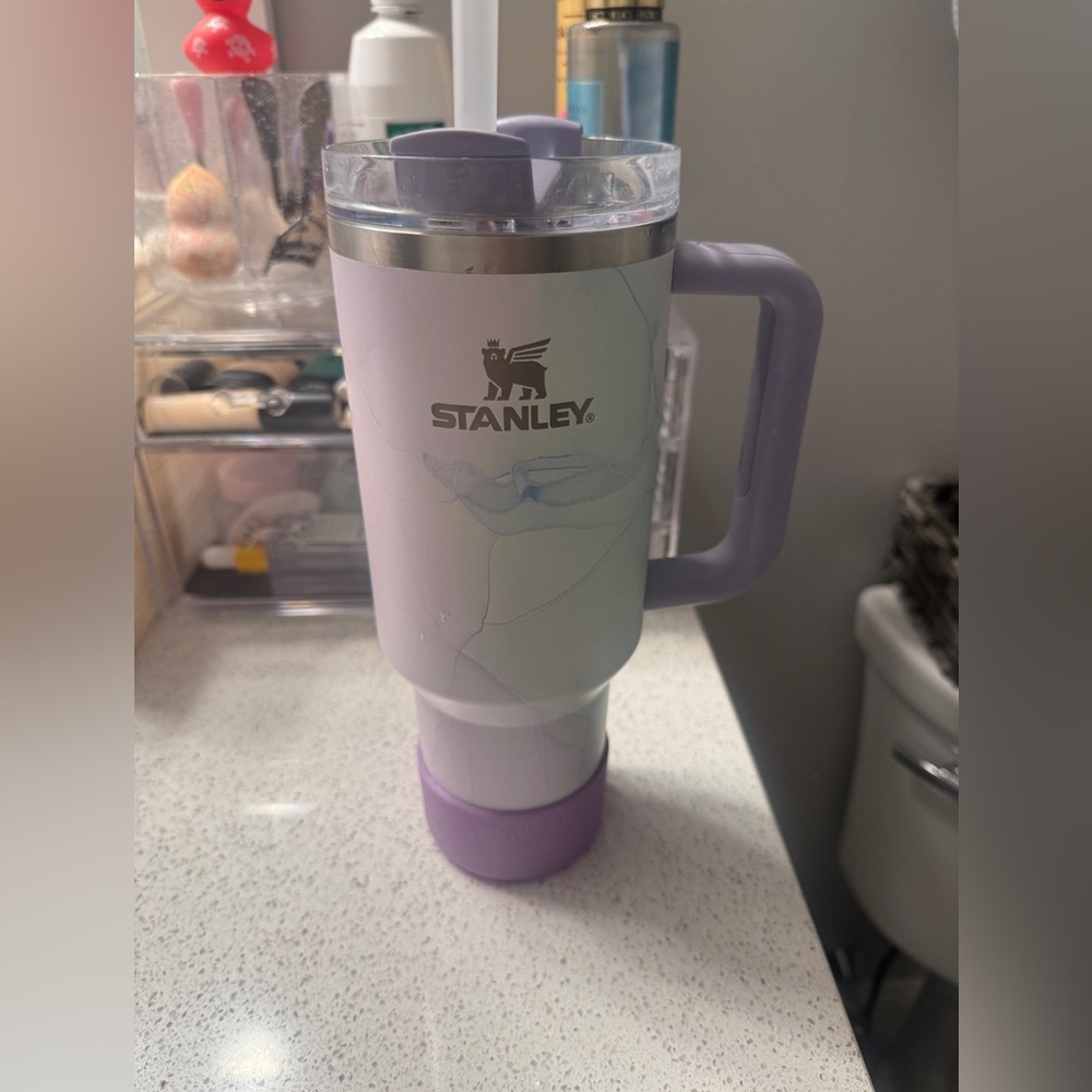 purple & blue marble stanley